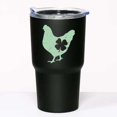 St Patrick's Day Lucky Shamrock Clover Chicken Tumbler