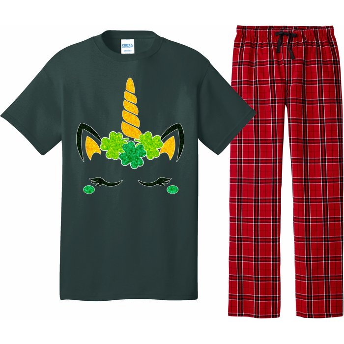 St Patrick's Day Lucky Unicorn Pajama Set