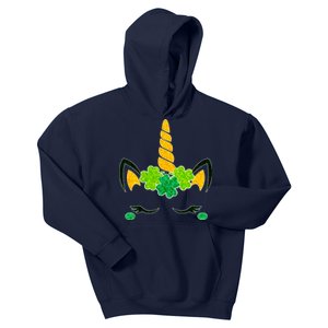 St Patrick's Day Lucky Unicorn Kids Hoodie