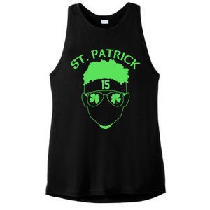 St Patricks Day Mahomes Ladies PosiCharge Tri-Blend Wicking Tank