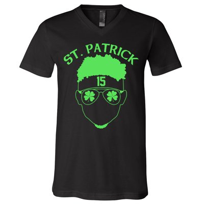 St Patricks Day Mahomes V-Neck T-Shirt