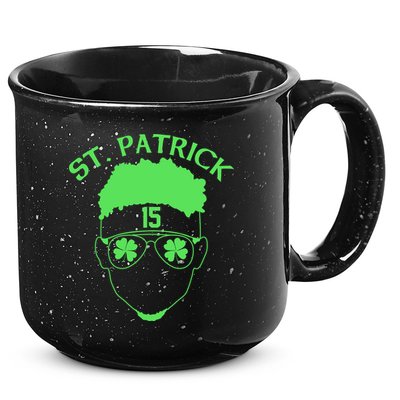 St Patricks Day Mahomes 15oz Campfire Ceramic Mug