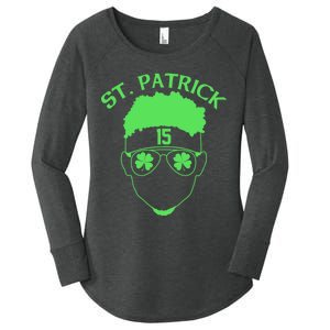 St Patricks Day Mahomes Women's Perfect Tri Tunic Long Sleeve Shirt