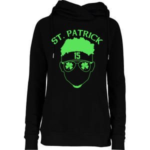 St Patricks Day Mahomes Womens Funnel Neck Pullover Hood