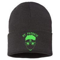 St Patricks Day Mahomes Sustainable Knit Beanie