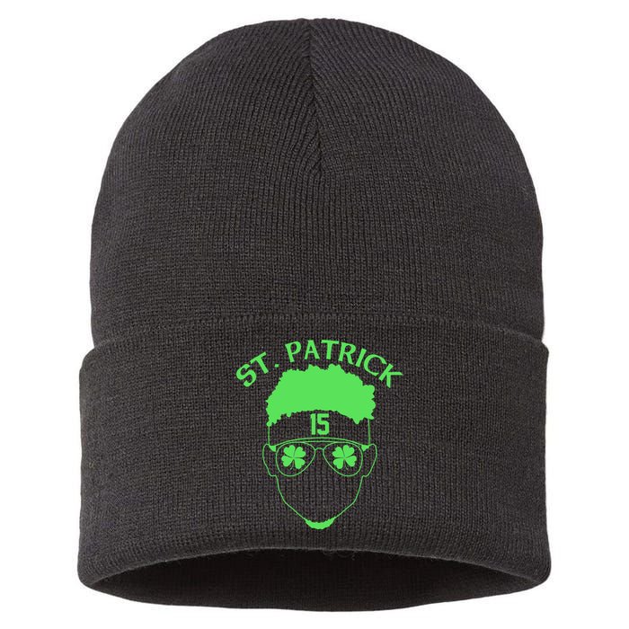 St Patricks Day Mahomes Sustainable Knit Beanie