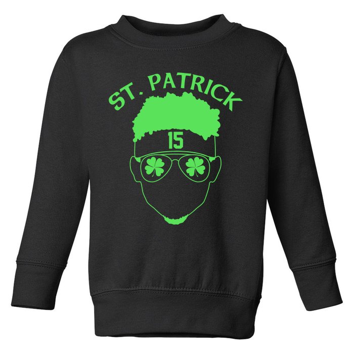 St Patricks Day Mahomes Toddler Sweatshirt