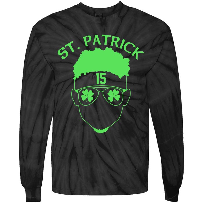 St Patricks Day Mahomes Tie-Dye Long Sleeve Shirt