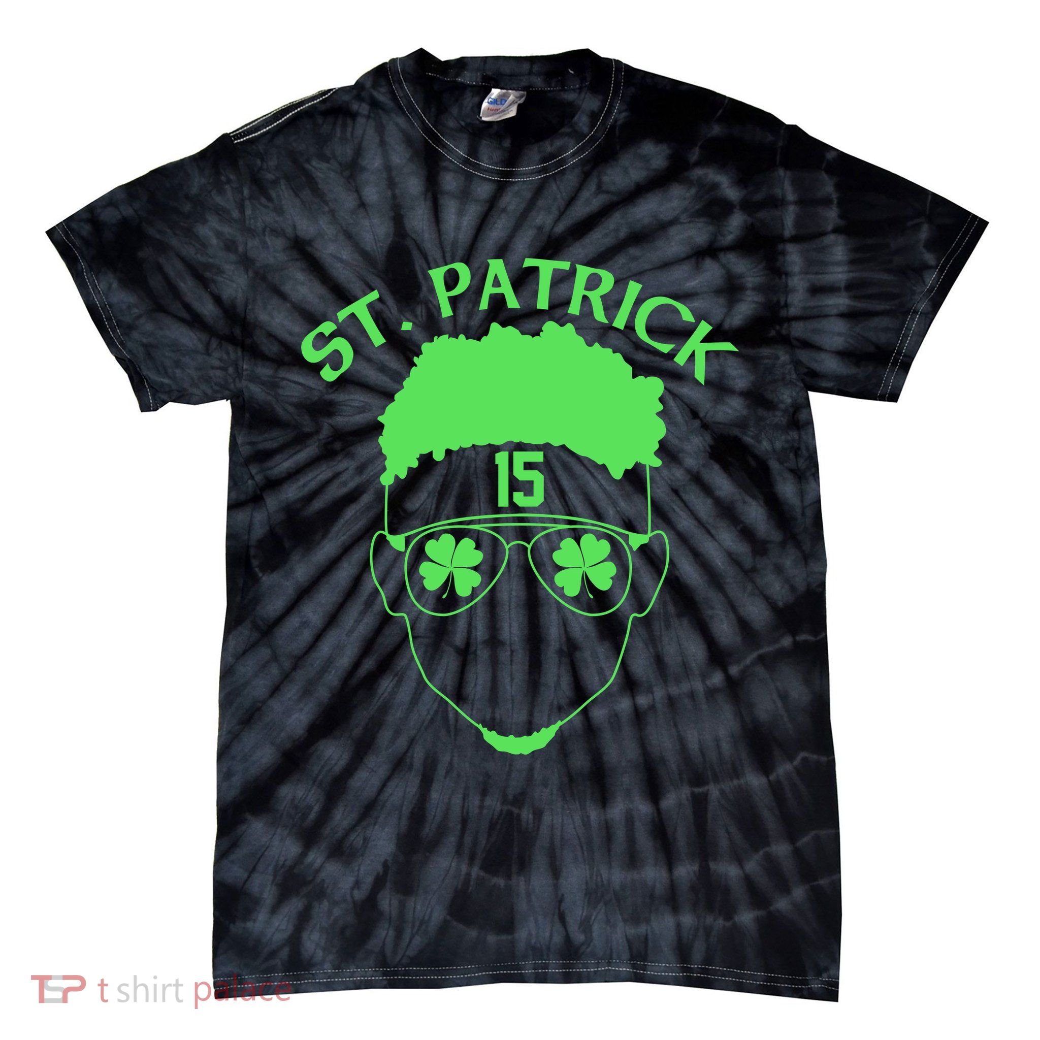 St Patricks Day Mahomes Tie-Dye T-Shirt