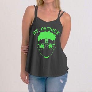 St Patricks Day Mahomes Women's Strappy Tank