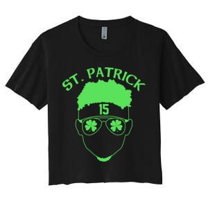 St Patricks Day Mahomes Women's Crop Top Tee