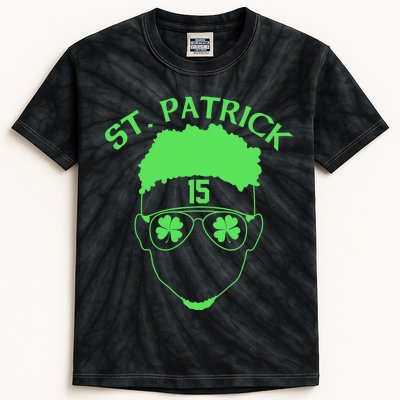 St Patricks Day Mahomes Kids Tie-Dye T-Shirt