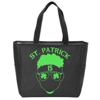 St Patricks Day Mahomes Zip Tote Bag