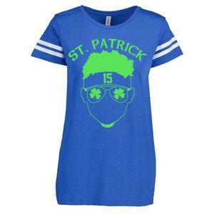 St Patricks Day Mahomes Enza Ladies Jersey Football T-Shirt