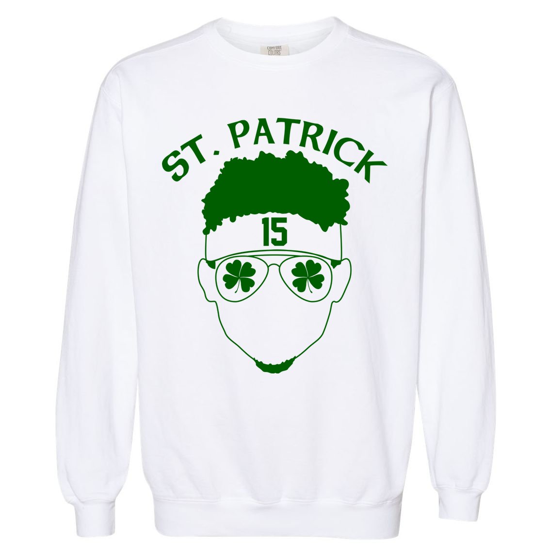 St Patricks Day Mahomes Garment-Dyed Sweatshirt