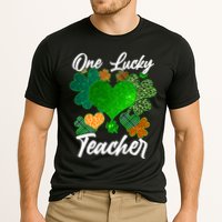 St Patrick's Day One Lucky Teacher Cooling Performance Crew T-Shirt