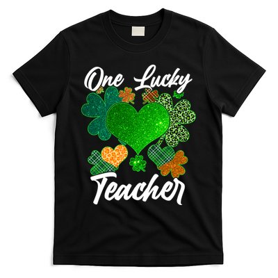 St Patrick's Day One Lucky Teacher T-Shirt