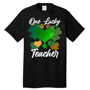 St Patrick's Day One Lucky Teacher Tall T-Shirt