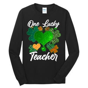 St Patrick's Day One Lucky Teacher Tall Long Sleeve T-Shirt