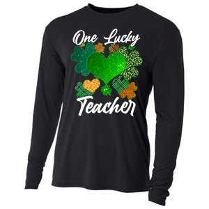 St Patrick's Day One Lucky Teacher Cooling Performance Long Sleeve Crew