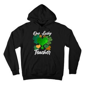 St Patrick's Day One Lucky Teacher Tall Hoodie