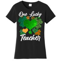 St Patrick's Day One Lucky Teacher Women's T-Shirt