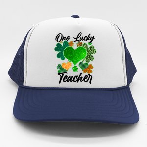 St Patrick's Day One Lucky Teacher Trucker Hat