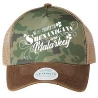 St Patrick's Day Prone To Shenanigans And Malarkey Legacy Tie Dye Trucker Hat