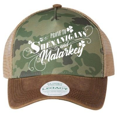 St Patrick's Day Prone To Shenanigans And Malarkey Legacy Tie Dye Trucker Hat