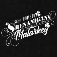 St Patrick's Day Prone To Shenanigans And Malarkey Ladies PosiCharge Tri-Blend Wicking Tank