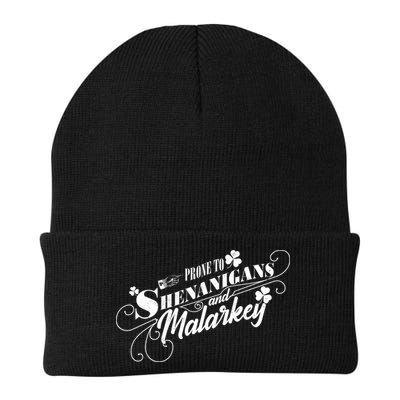 St Patrick's Day Prone To Shenanigans And Malarkey Beanie