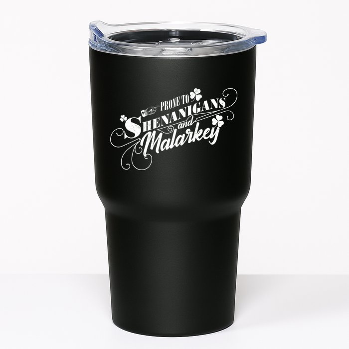 St Patrick's Day Prone To Shenanigans And Malarkey Tumbler