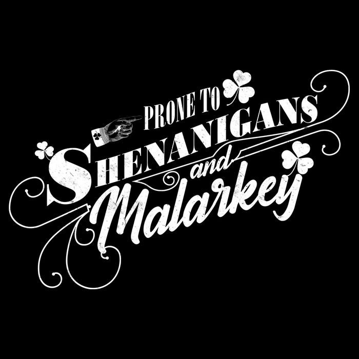 St Patrick's Day Prone To Shenanigans And Malarkey Youth Performance Sprint T-Shirt