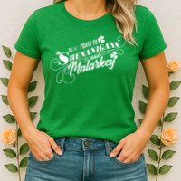 St Patrick's Day Prone To Shenanigans And Malarkey Womens T-Shirt