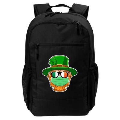 St Patrick's Day Quarantine Leprechaun With Mask Backpack