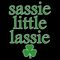 St Patrick's Day Sassie Little Lassie  Tall T-Shirt