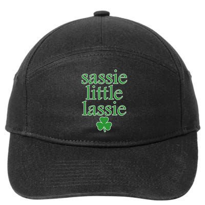 St Patrick's Day Sassie Little Lassie  7-Panel Snapback Hat