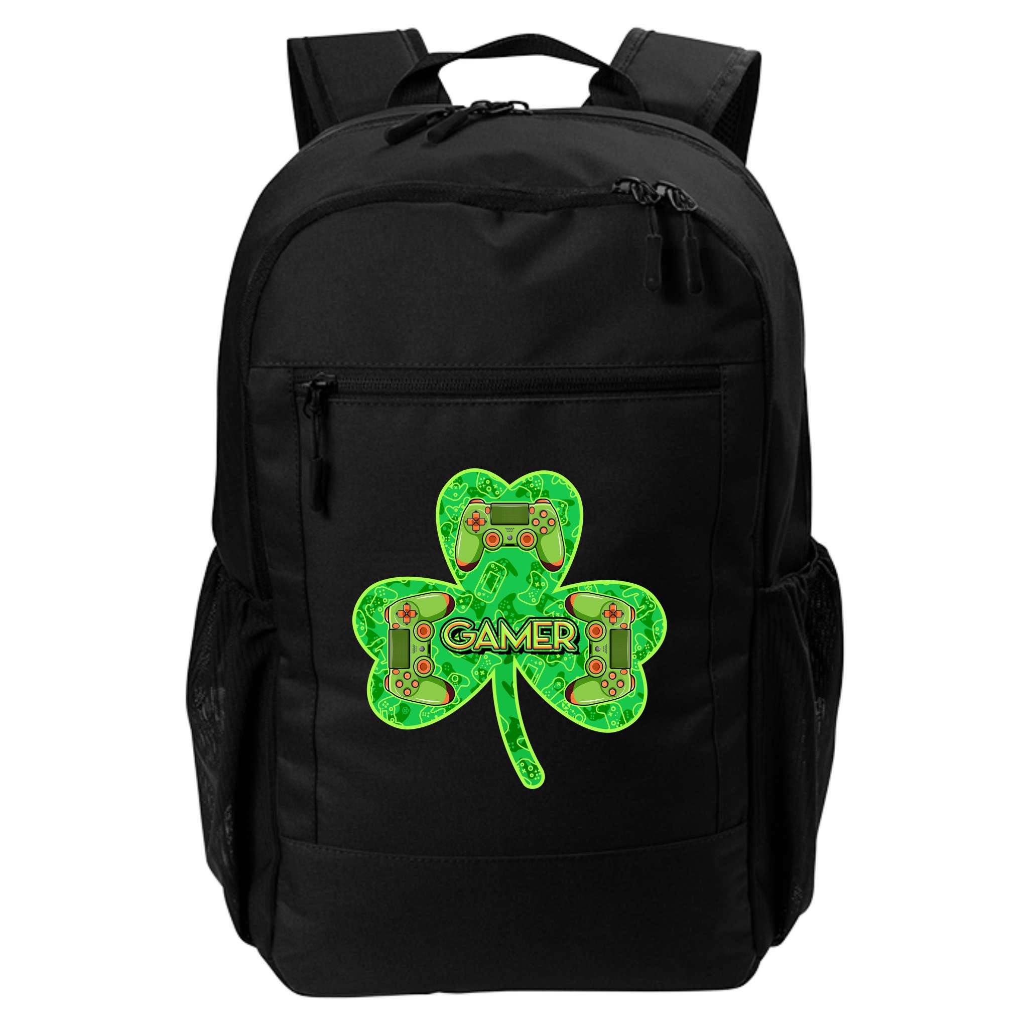 St Patrick's Day Shamrock Gamer Backpack