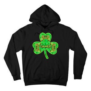 St Patrick's Day Shamrock Gamer Tall Hoodie