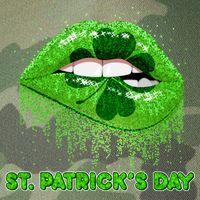 St Patrick's Day Shamrock Irish Lips Legacy Tie Dye Trucker Hat