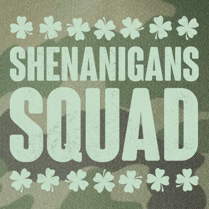 St Patrick's Day Shenanigans Squad Shamrocks Clover Legacy Tie Dye Trucker Hat