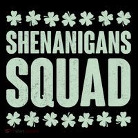 St Patrick's Day Shenanigans Squad Shamrocks Clover Apron