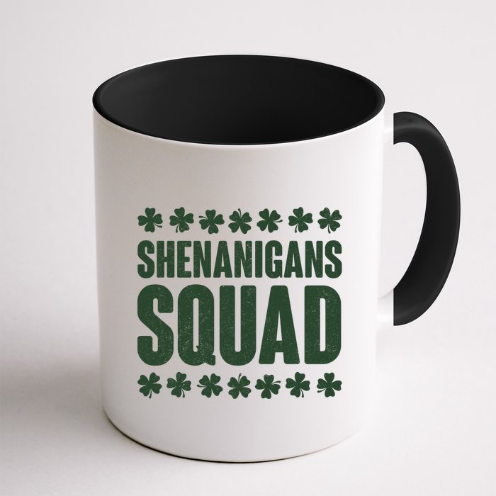 St Patrick's Day Shenanigans Squad Shamrocks Clover Mug