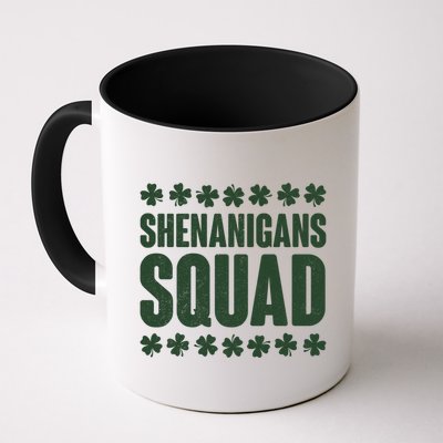 St Patrick's Day Shenanigans Squad Shamrocks Clover Mug