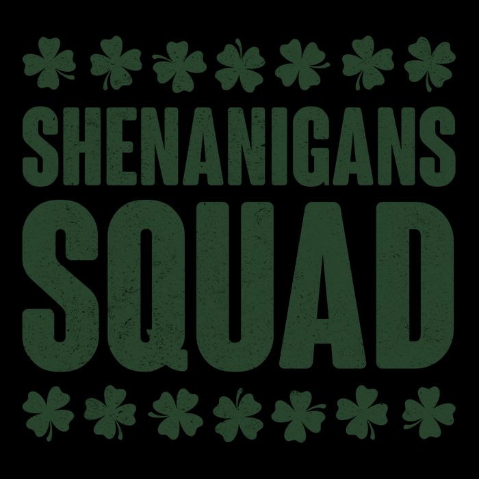 St Patrick's Day Shenanigans Squad Shamrocks Clover Mug