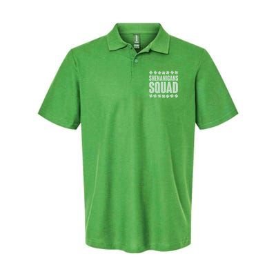 St Patrick's Day Shenanigans Squad Shamrocks Clover Polo