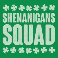 St Patrick's Day Shenanigans Squad Shamrocks Clover Premium T-Shirt