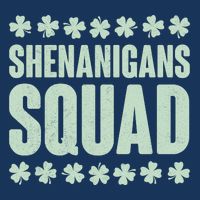 St Patrick's Day Shenanigans Squad Shamrocks Clover Infant Baby Jersey Bodysuit