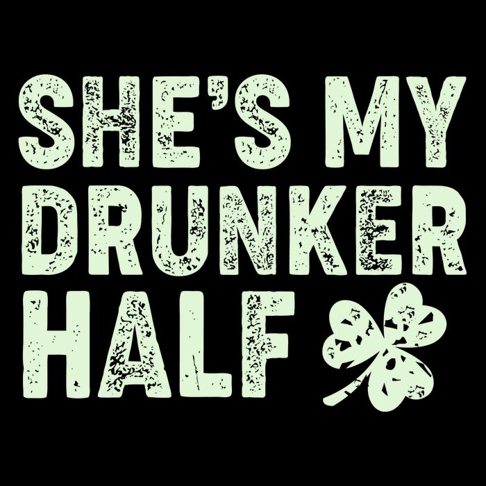 St Patrick's Day She's My Drunker Half Matching Couple's Impact Tech Backpack