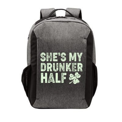 St Patrick's Day She's My Drunker Half Matching Couple's Vector Backpack